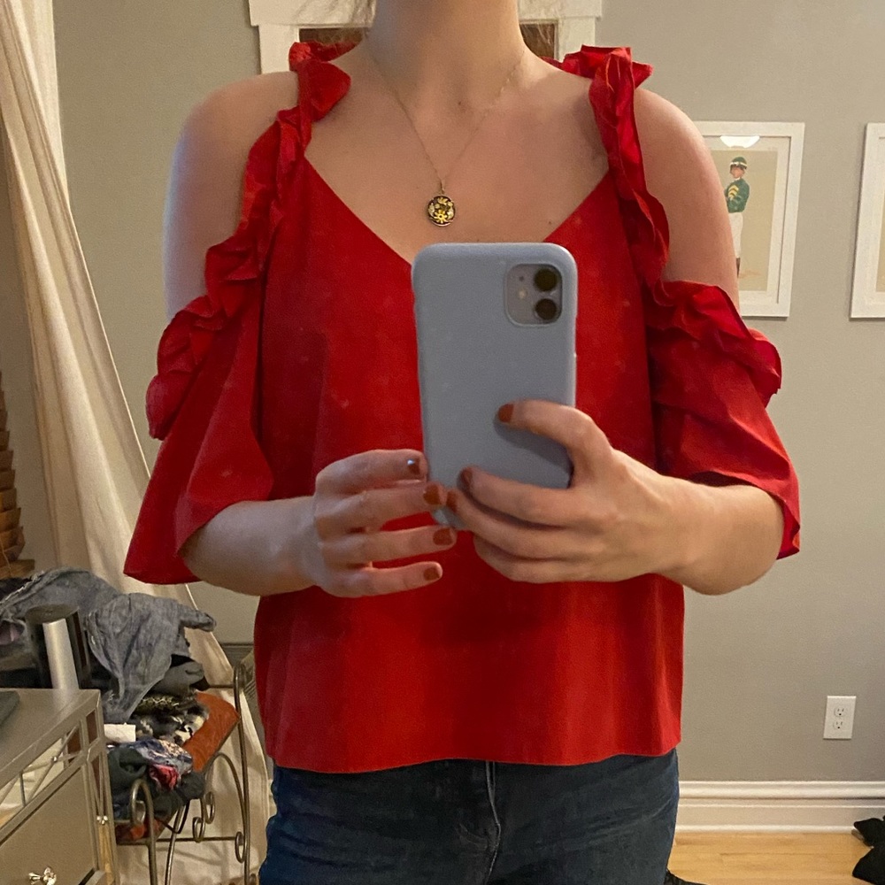Red TopShop top - Picture 2 of 3